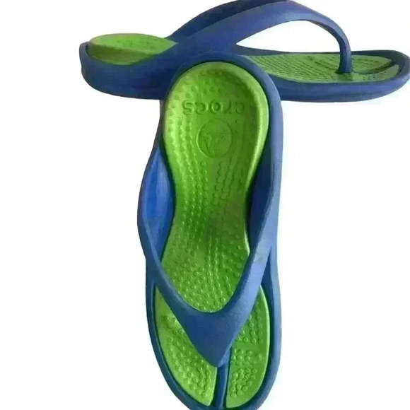 Crocs Athens Flip Flop Thong Sandals Slides Kids size 1 - Picture 1 of 7